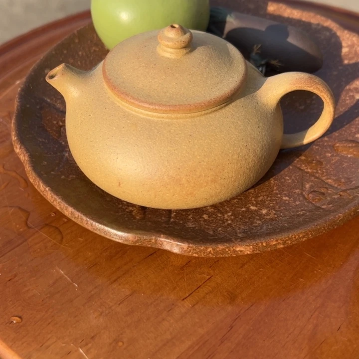 茶壶紫砂黄金窑变寒江