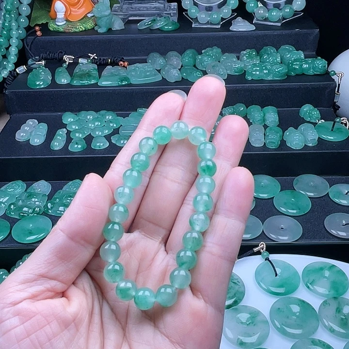 石英质玉未镶嵌手串