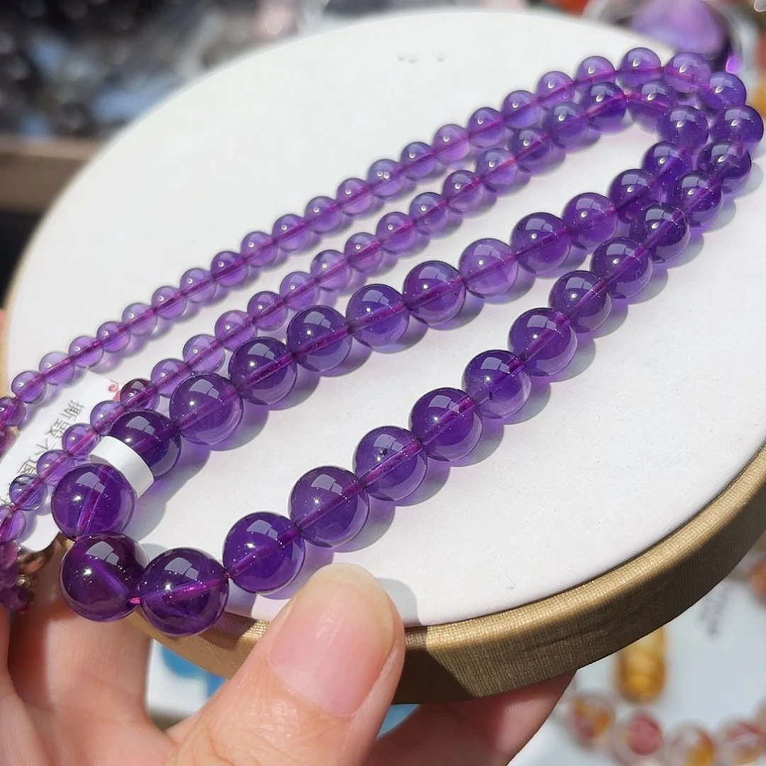 水晶手链未镶嵌紫水晶塔链