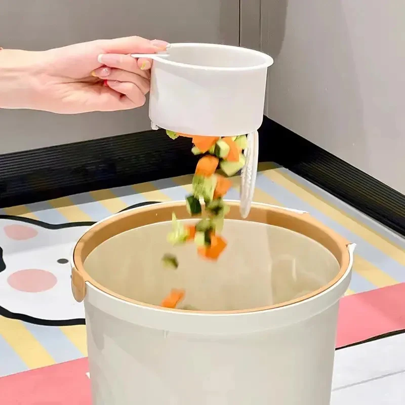 厨房家用沥水网篮可拆卸收纳水槽分离食物残渣过滤水果清洗滤水篮