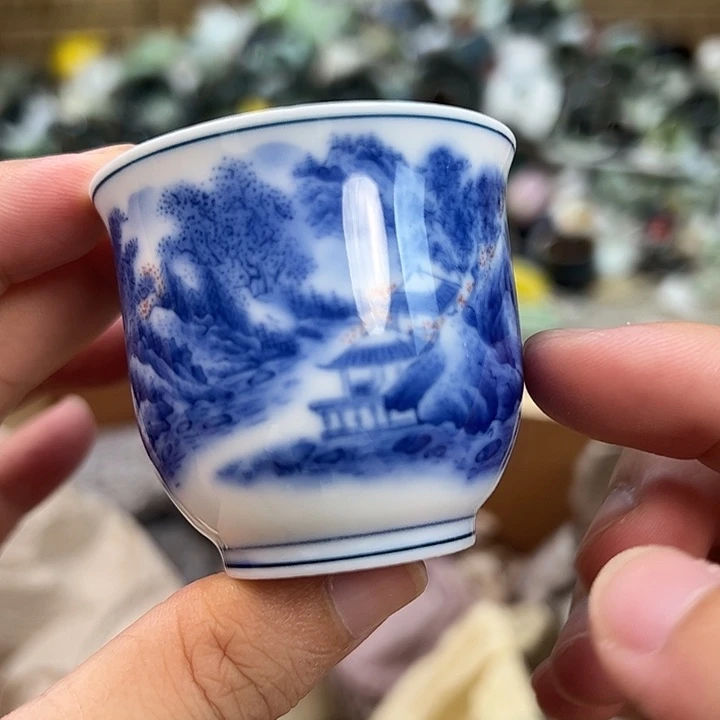 德化白瓷茶具主人杯