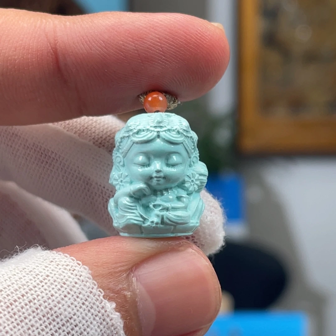未镶嵌绿松石挂件