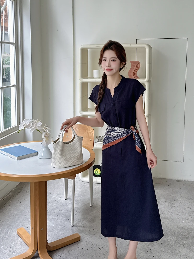 0615-06      女款气质法式显瘦连衣裙   XEZX   115