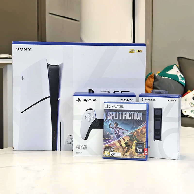 国行 索尼PS5主机光驱版 PlayStation5 Slim 轻薄版 家用游戏机