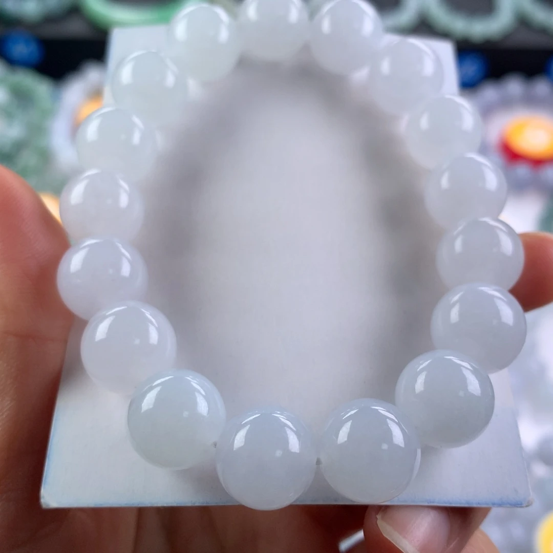 a***叠翡翠未镶嵌手链卡12.3