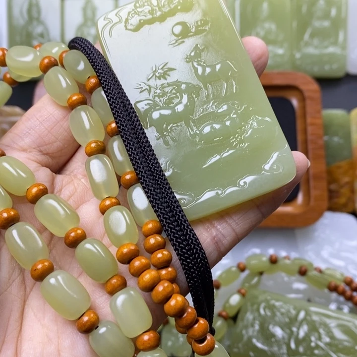 石材昆仑山料一套