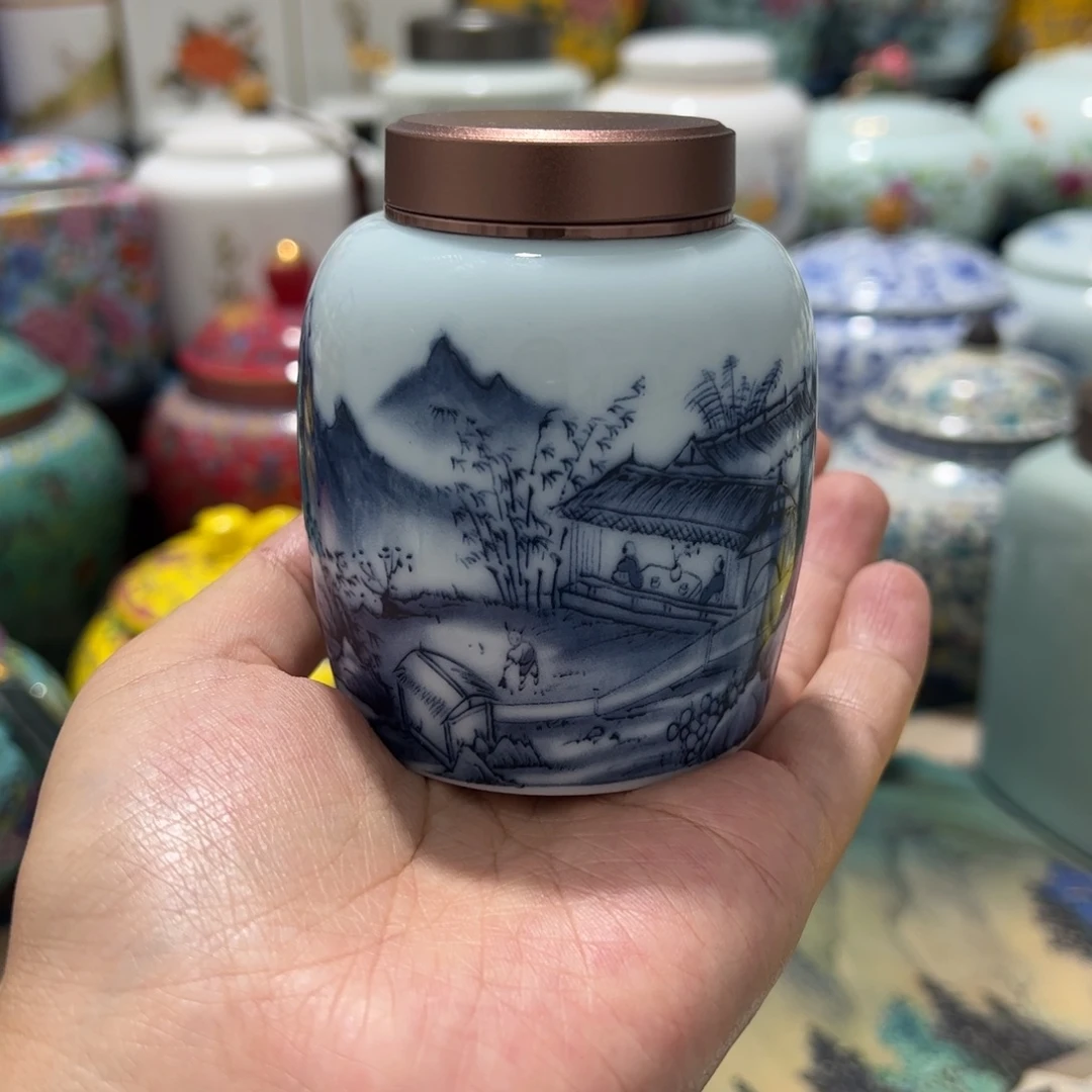 高端陶瓷茶叶罐陶瓷