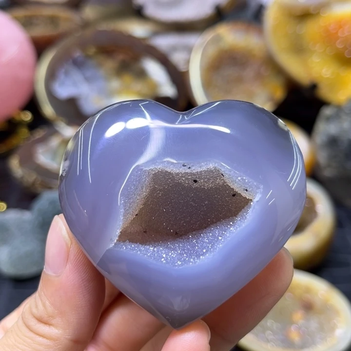 未镶嵌水晶发饰蓝爱心