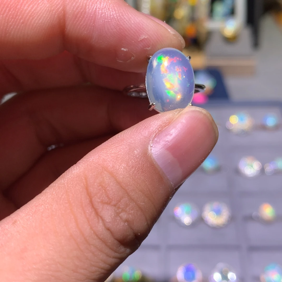 欧泊合金欧泊戒指