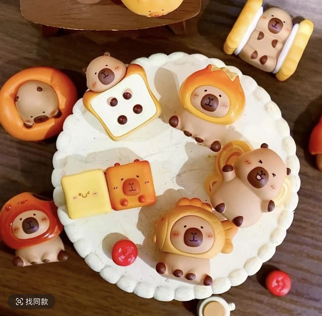 （拆盒）第二代豚豚崽烘焙萌粒全盟集结盲盒盲袋潮玩手办