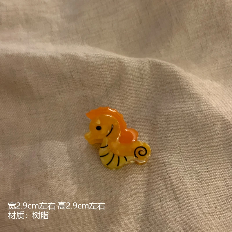 小海马甜美抓夹小众百搭设计感时尚个性发夹9866-06