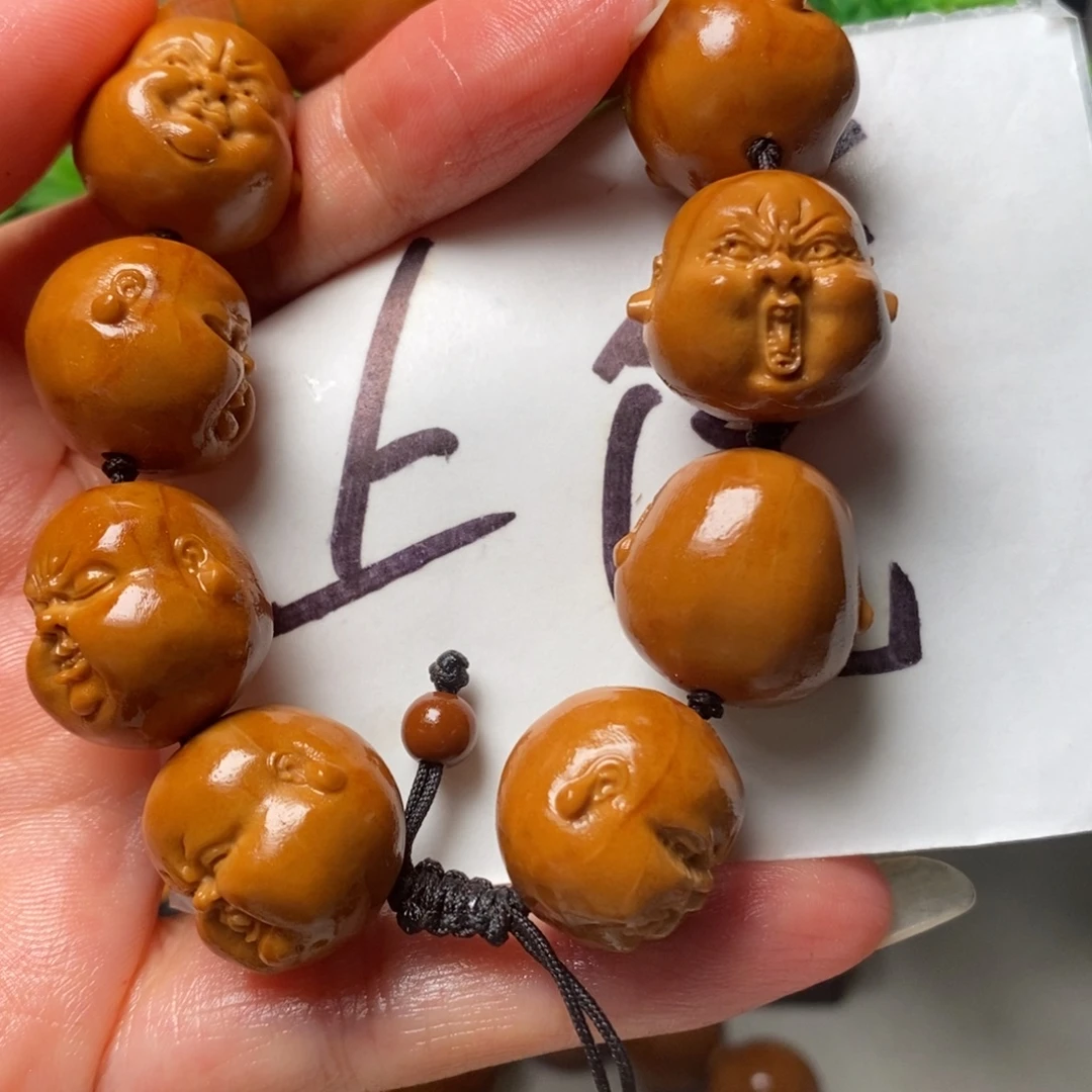 手串/手链橄榄核人生百态微花