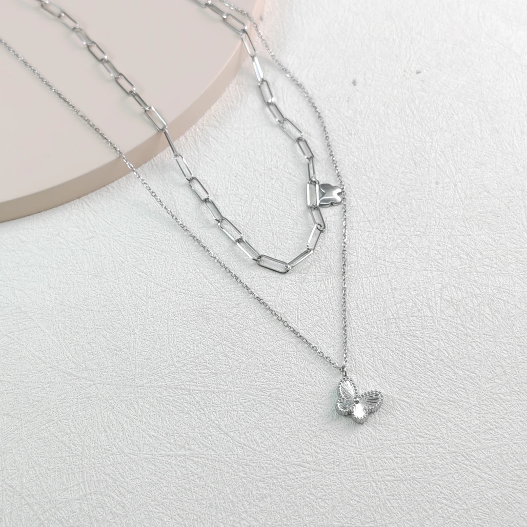 XUPING/旭平首饰 不锈钢项链 【参与满赠】假双层 GDJ T001136265