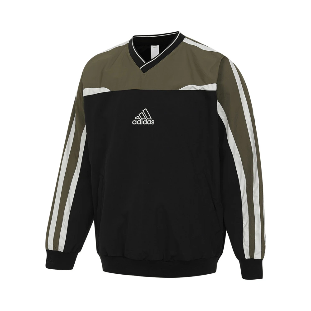 adidas Originals阿迪三叶草2025男子运动梭织无帽卫衣JD5395