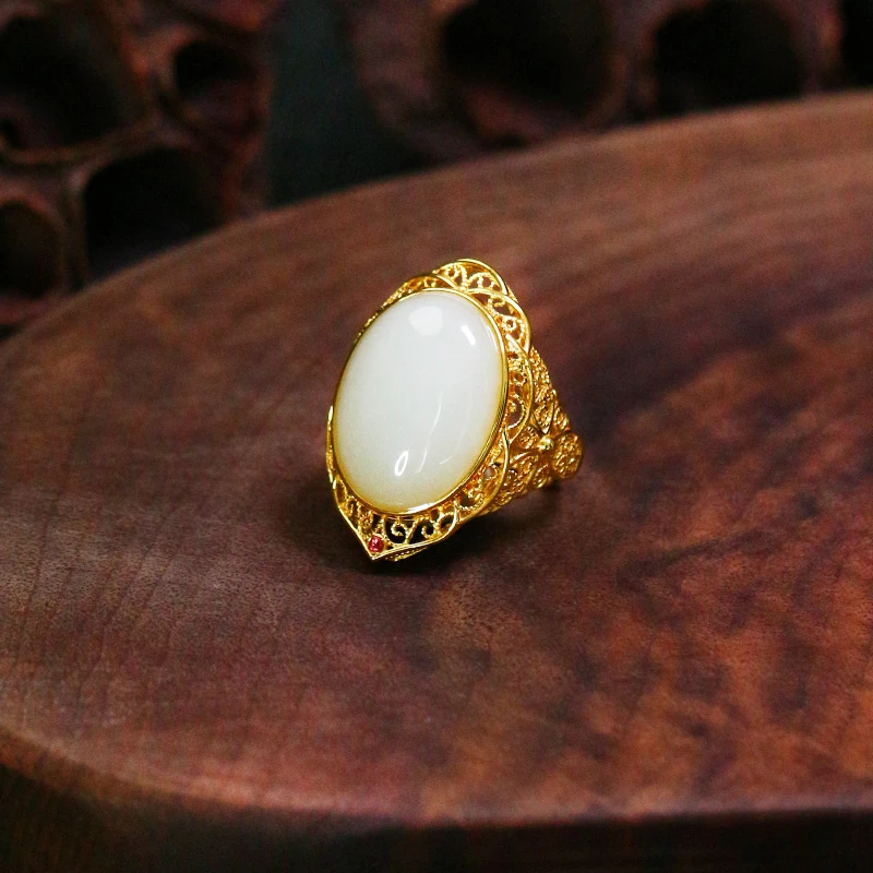 和田玉戒指【5702RH】