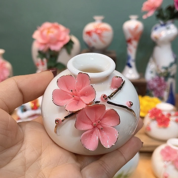 摆件手工陶瓷精致摆件