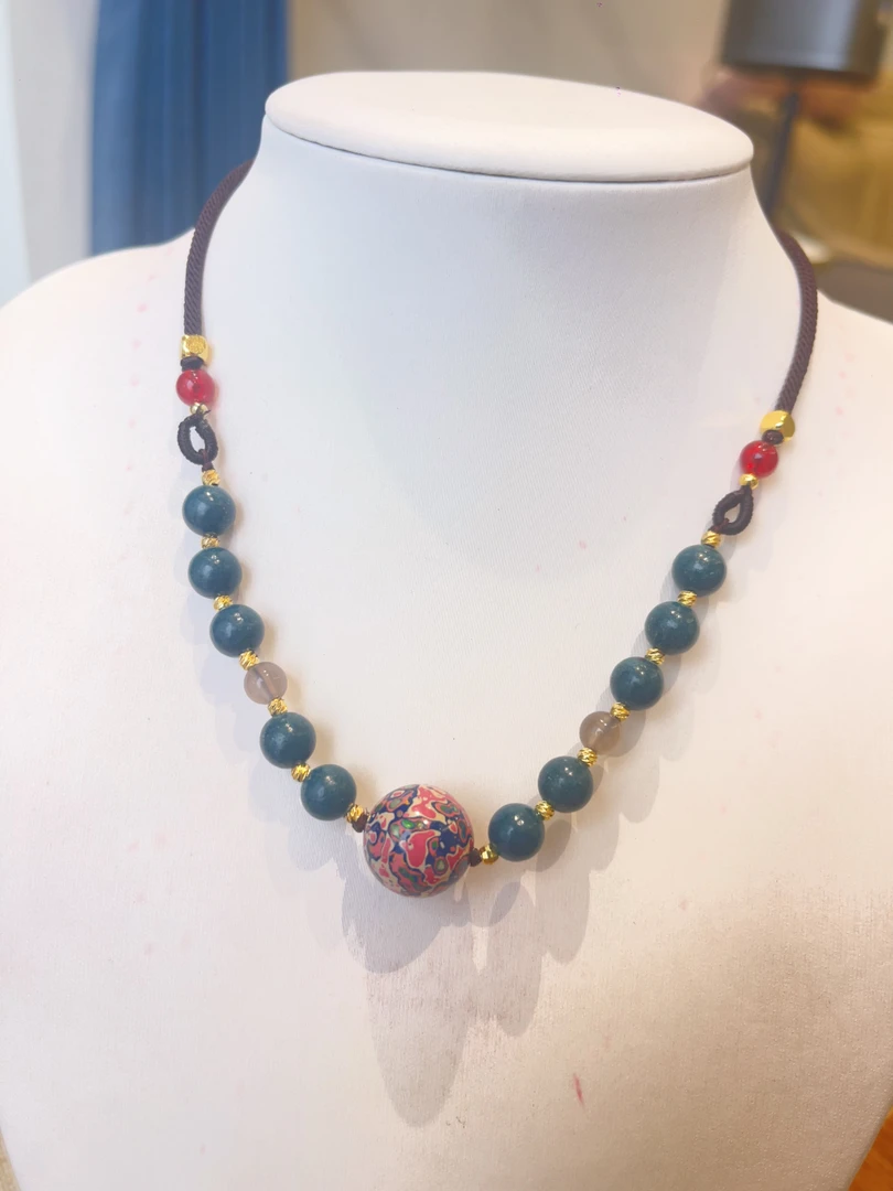 【蓝药师】合香珠项链古法纯手工中药手串文玩