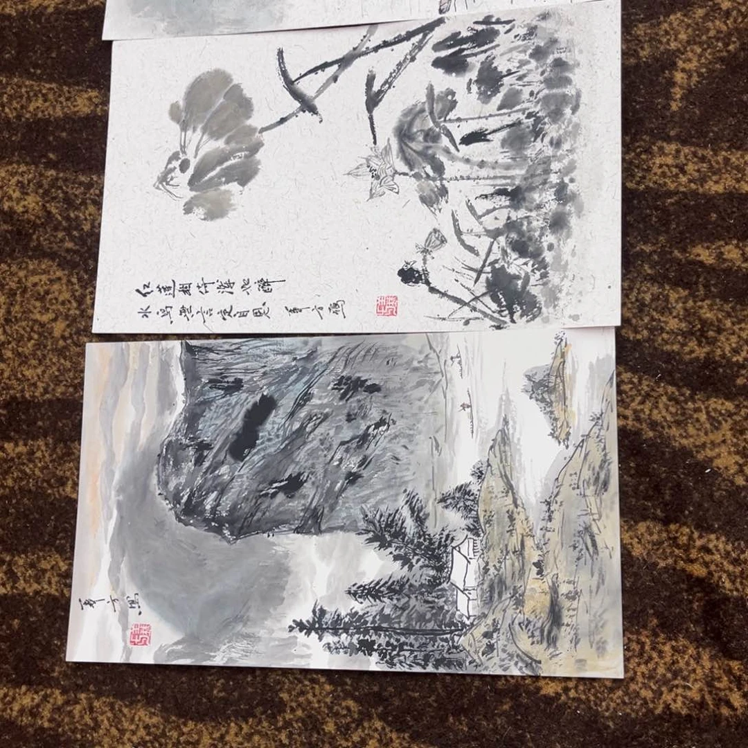 艺****国画绘画作品多次参加全国