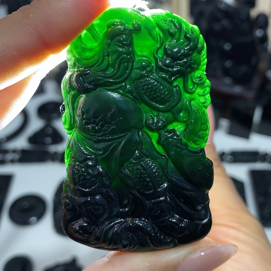 岫玉未镶嵌纯天然岫玉颈饰