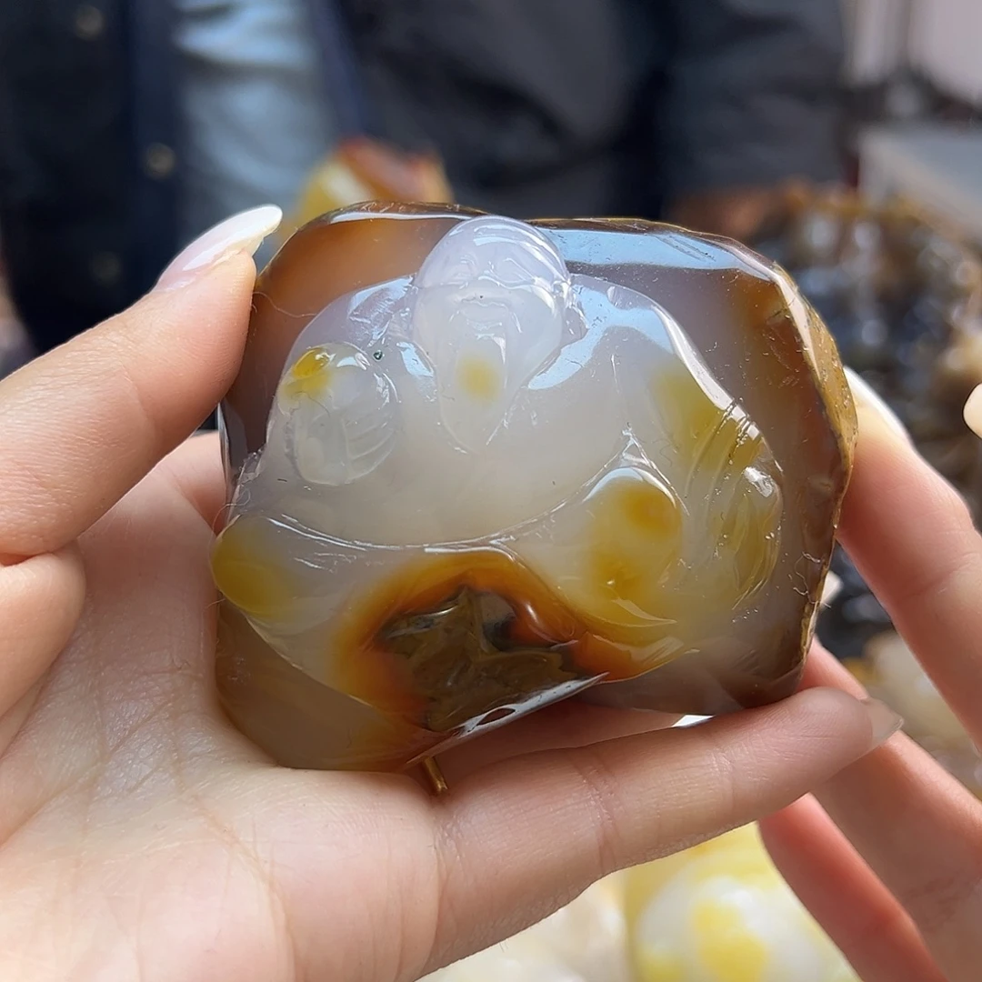 玛瑙/玉髓未镶嵌吊坠(不含链)