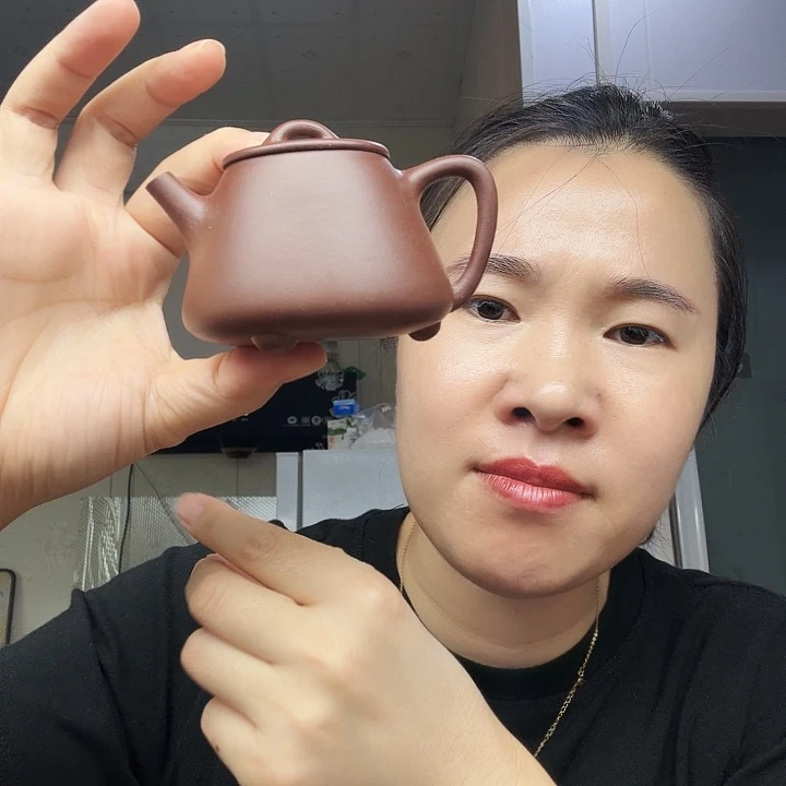 茶壶紫砂原矿半手工紫泥高瓢120cc