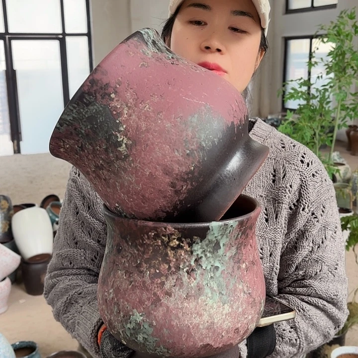 正品高21口19花盆