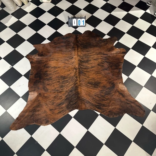 【本尼家】K101 205x210cm专拍牛皮地毯家用轻奢