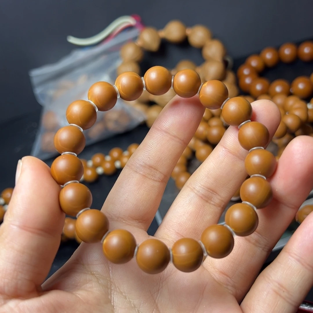 大***生橄榄核手串/手链1.12铁核精品