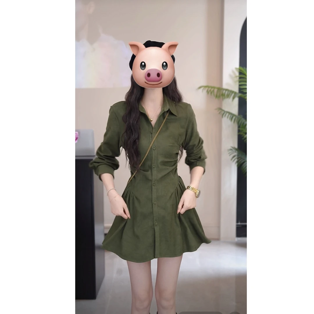 YUANLIANSU/圆脸酥【温澜潮生】法式polo领小众炸街高级感女装套装