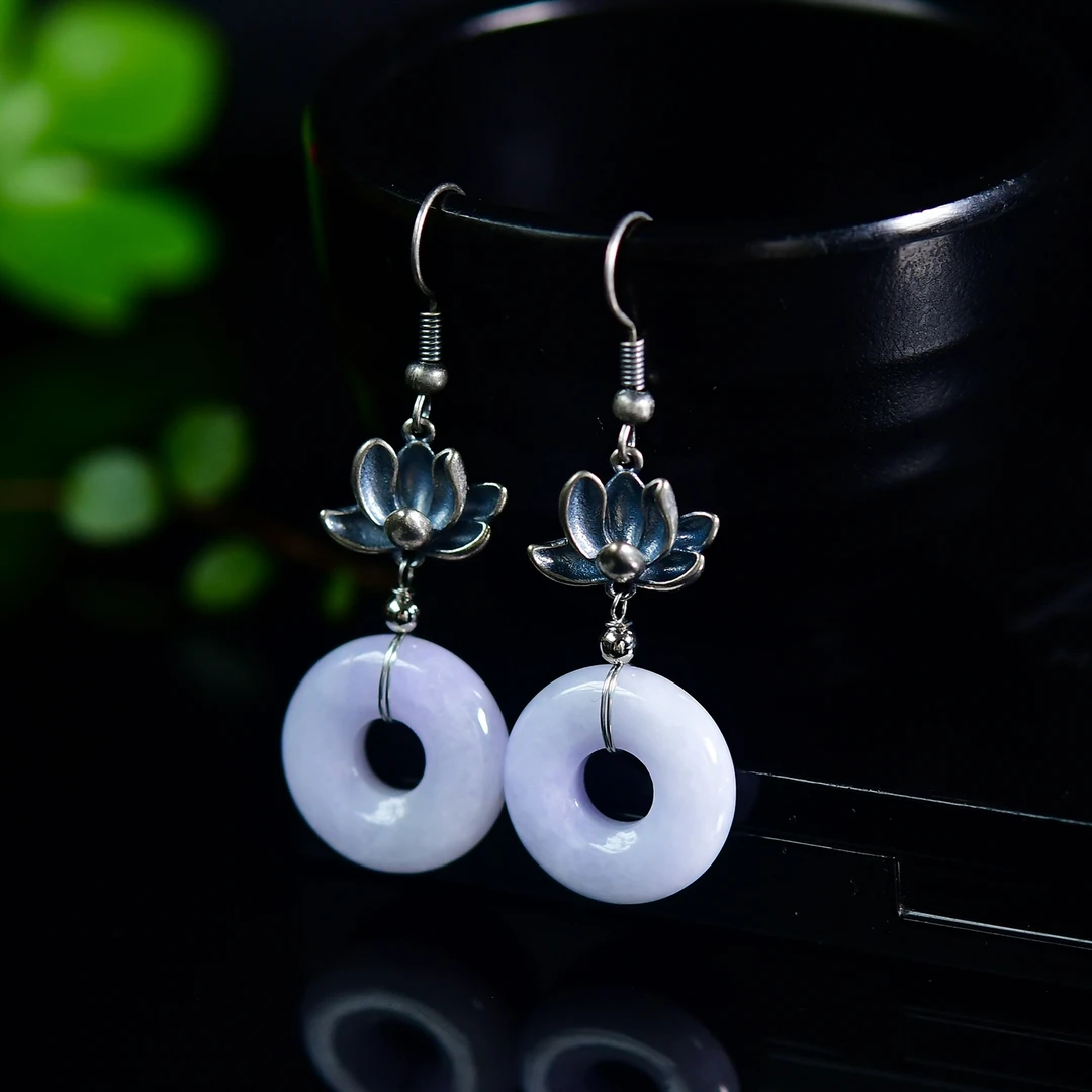 天然A货翡翠耳饰多样性发其一件