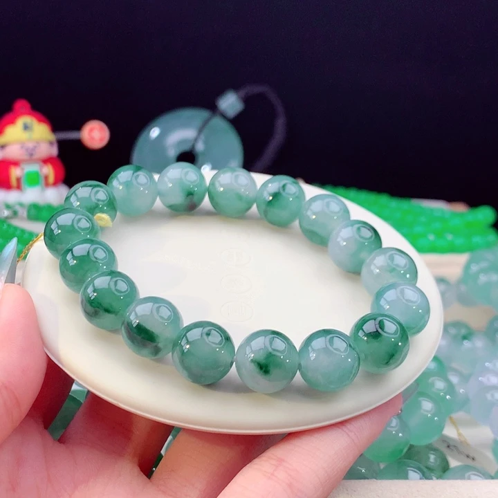 未镶嵌手串翡翠天然翡翠