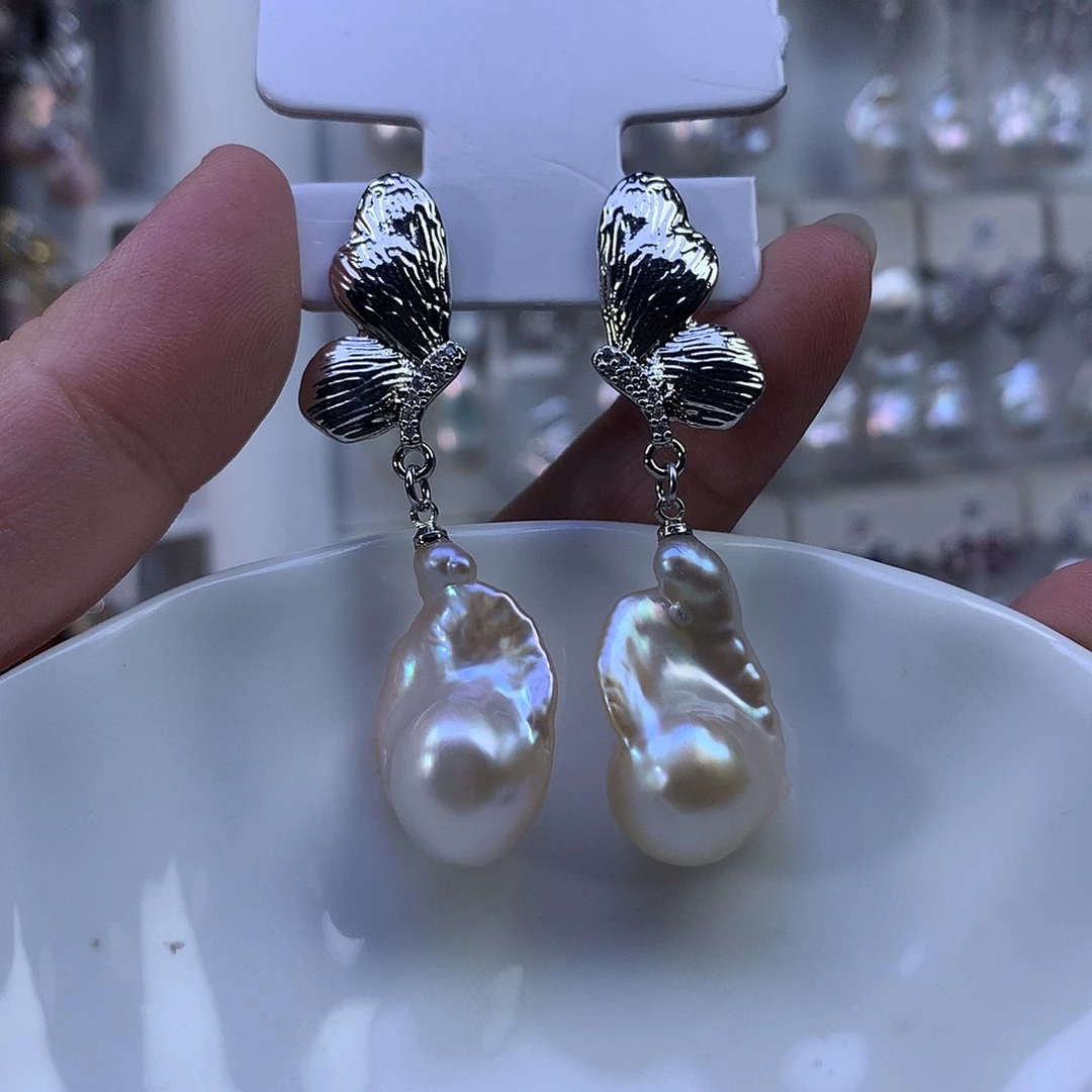 耳饰淡水珍珠合金福利4284