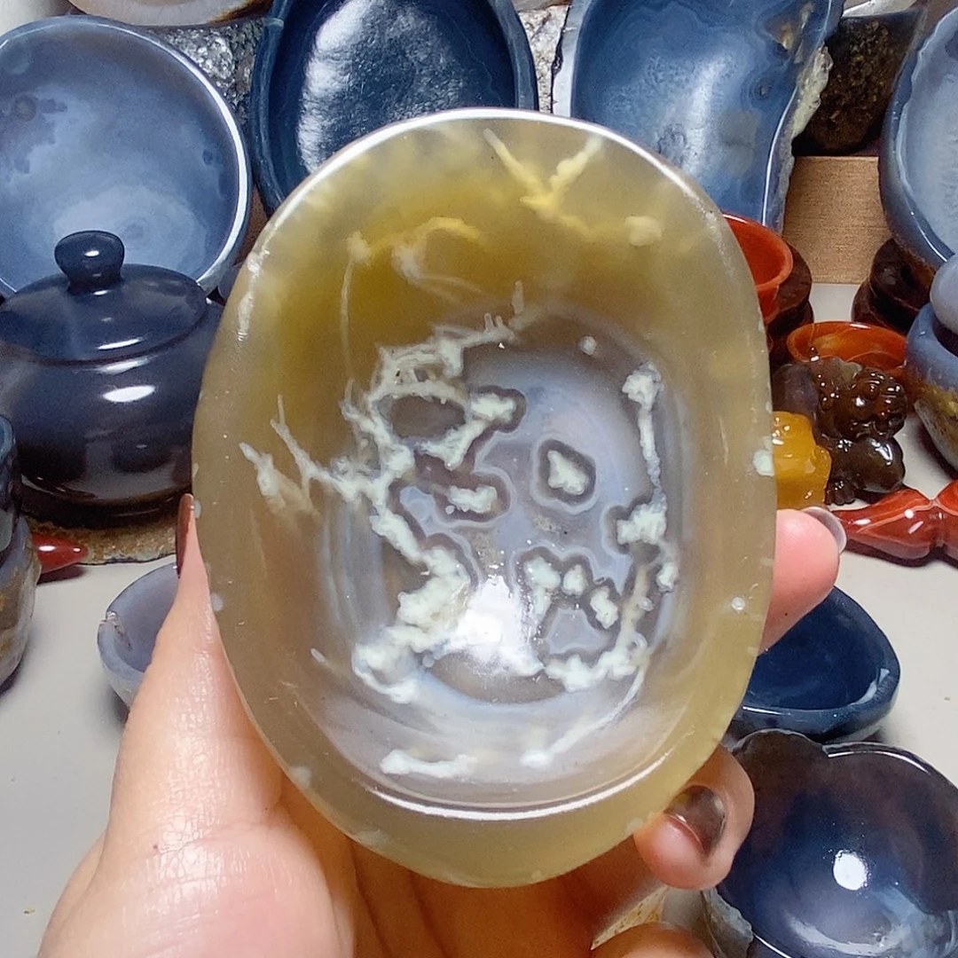 嘻***哈玛瑙/玉髓未镶嵌，