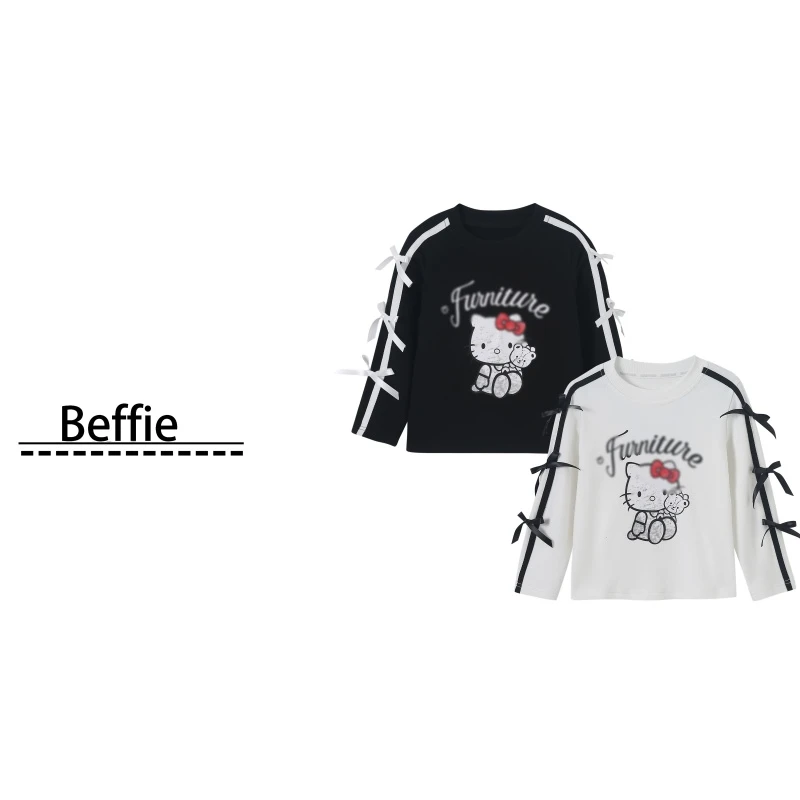 LCG 编码402女童2025童装秋季新款时尚秋款内搭T恤YMR3ZT750