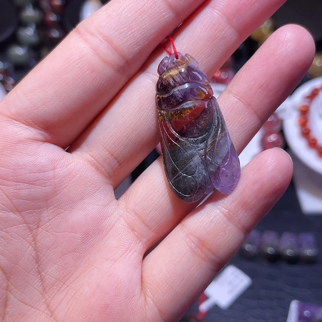 未镶嵌水晶颈饰极光吊坠