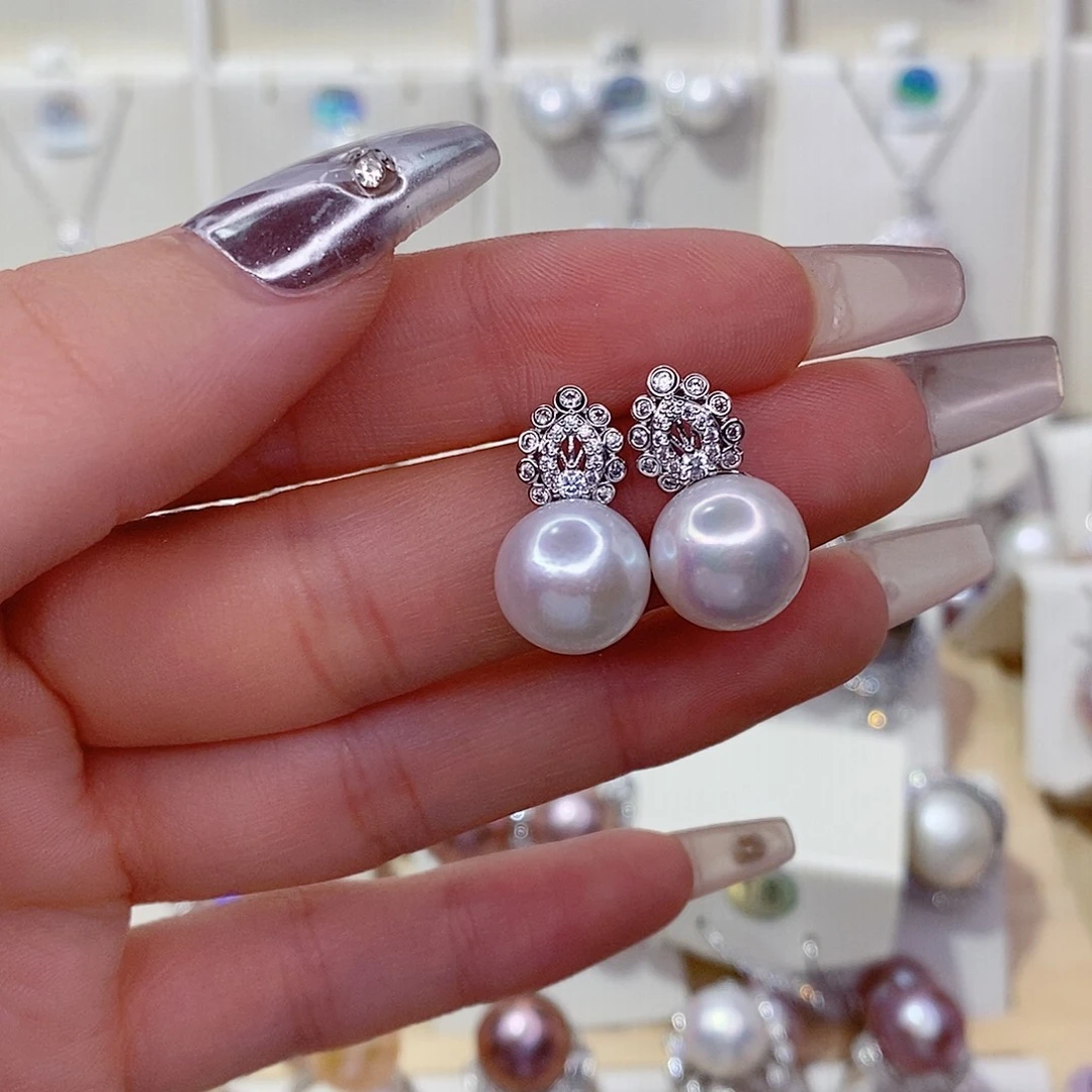 淡水珍珠未镶嵌耳饰