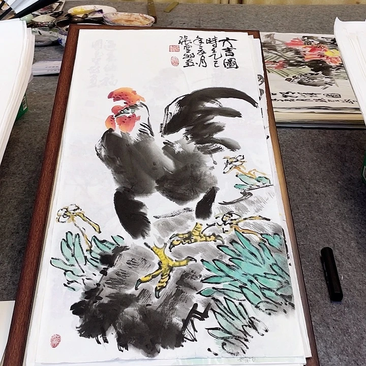 国画张圣敏先生纯手绘作品