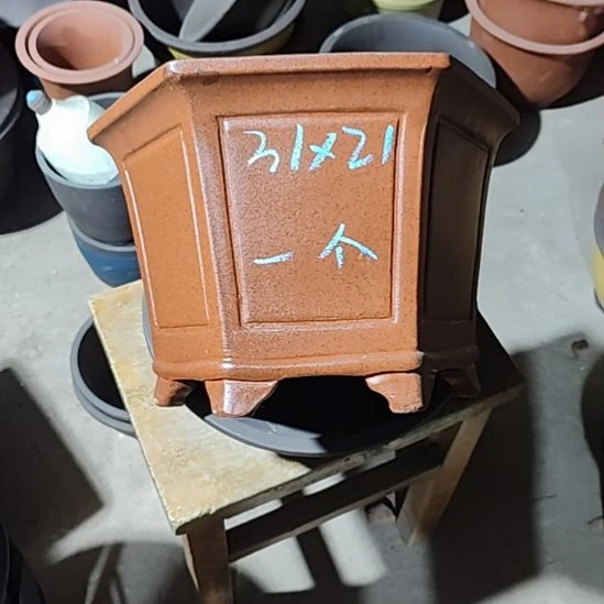 宜兴紫砂花盆清清楚了吗