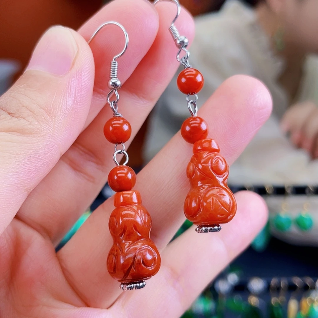 未镶嵌翡翠耳饰饰品