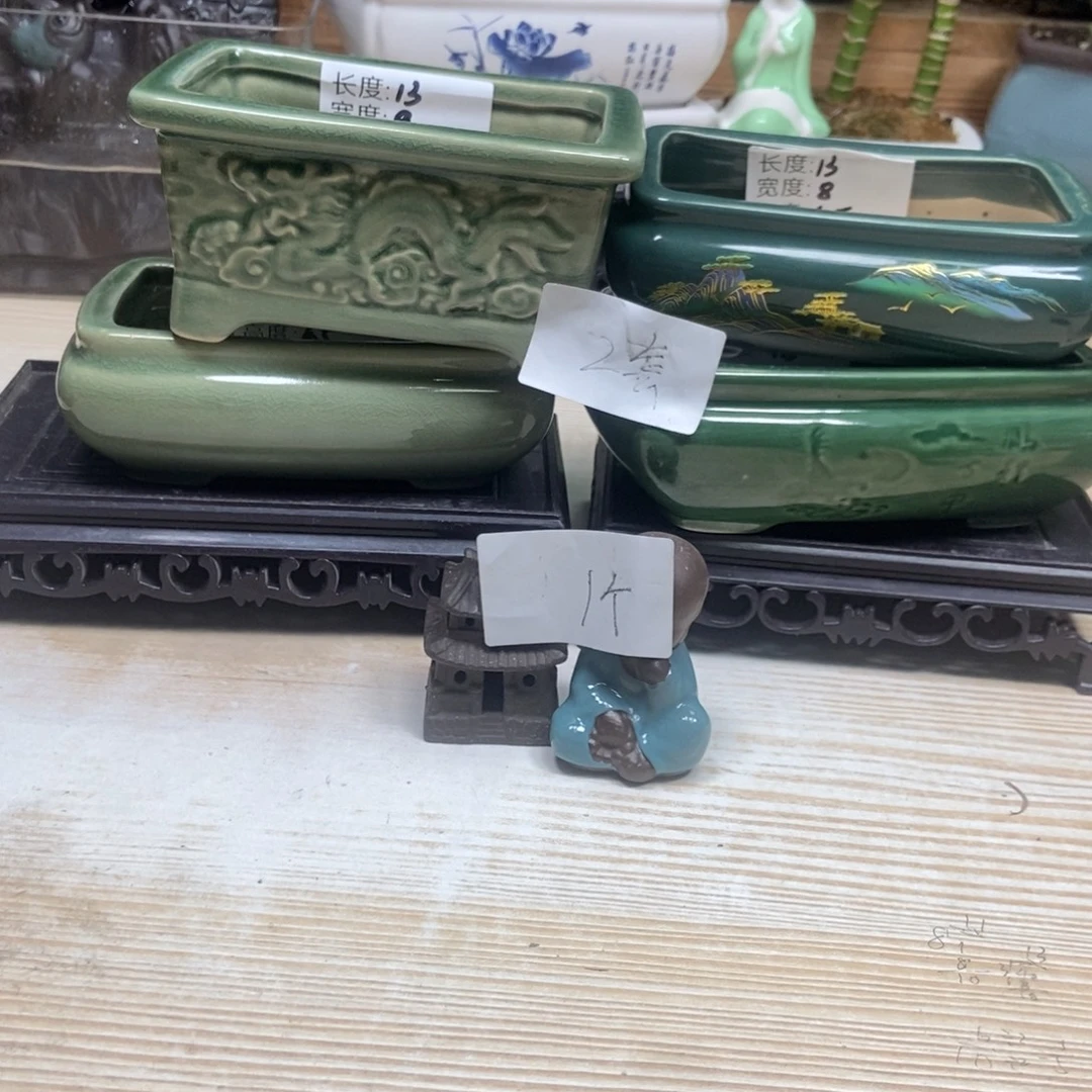 瓷片陶瓷花盆陶瓷艺术