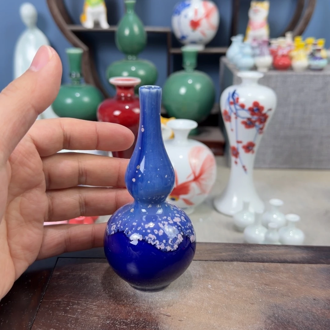 陶瓷手工小花器摆件