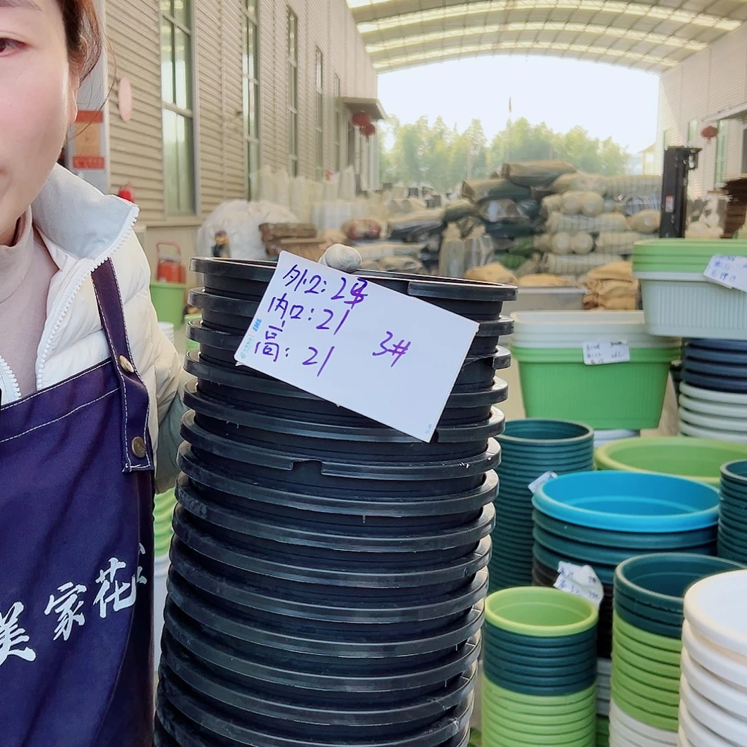 瑕疵加仑盆3#黑色10个无托