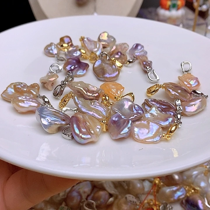 淡水珍珠银S925镶嵌颈饰139