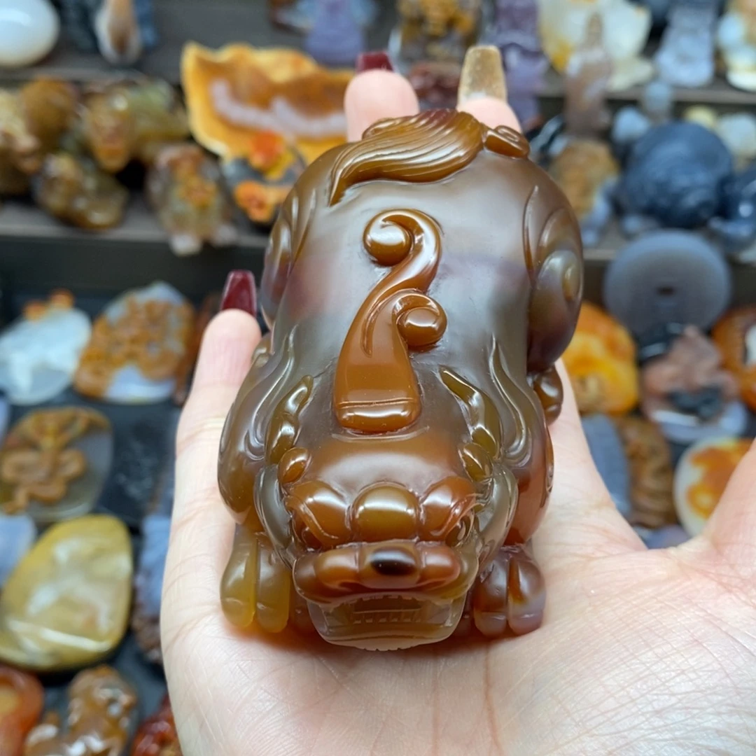 玛瑙/玉髓吊坠(不含链)未镶嵌