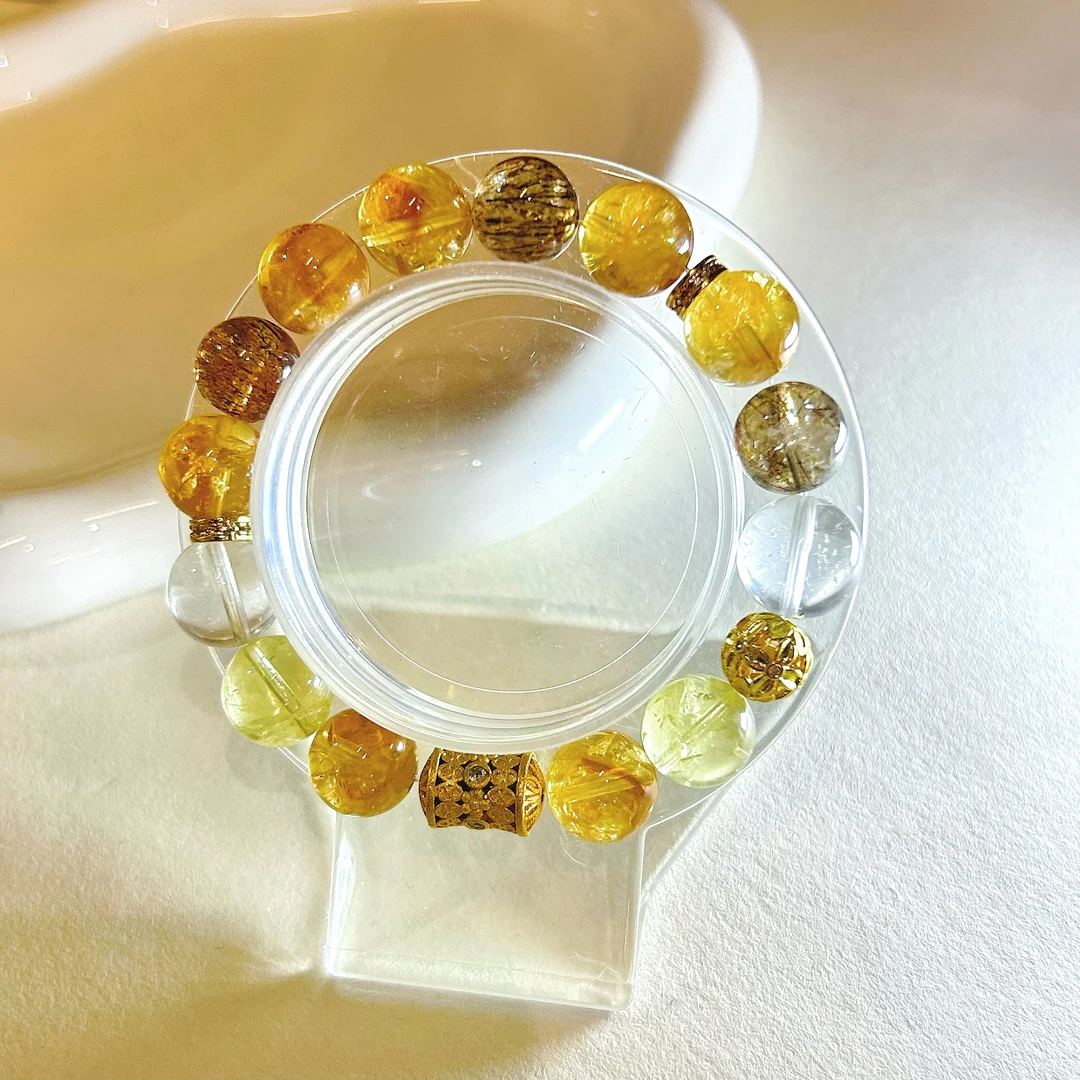 【01】天然水晶手链