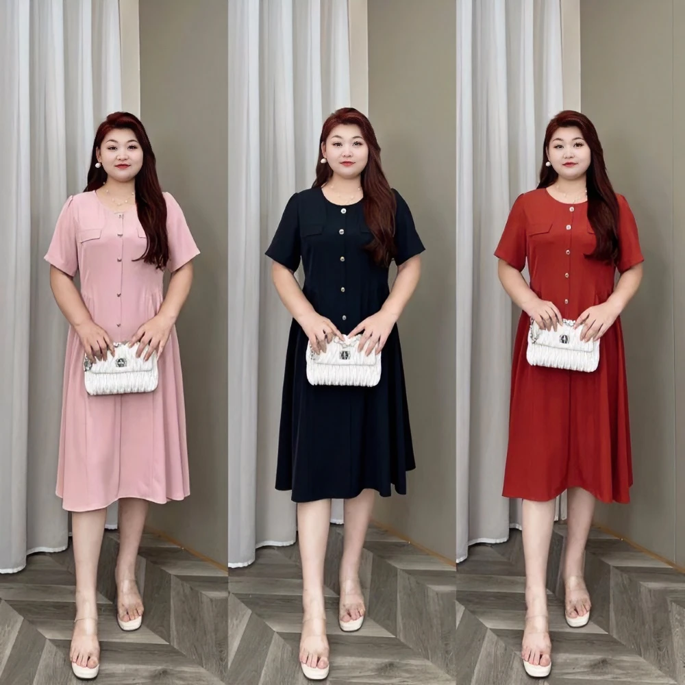 【现货仅裙子】PMM81222夏季新款百搭显瘦通勤气质连衣裙