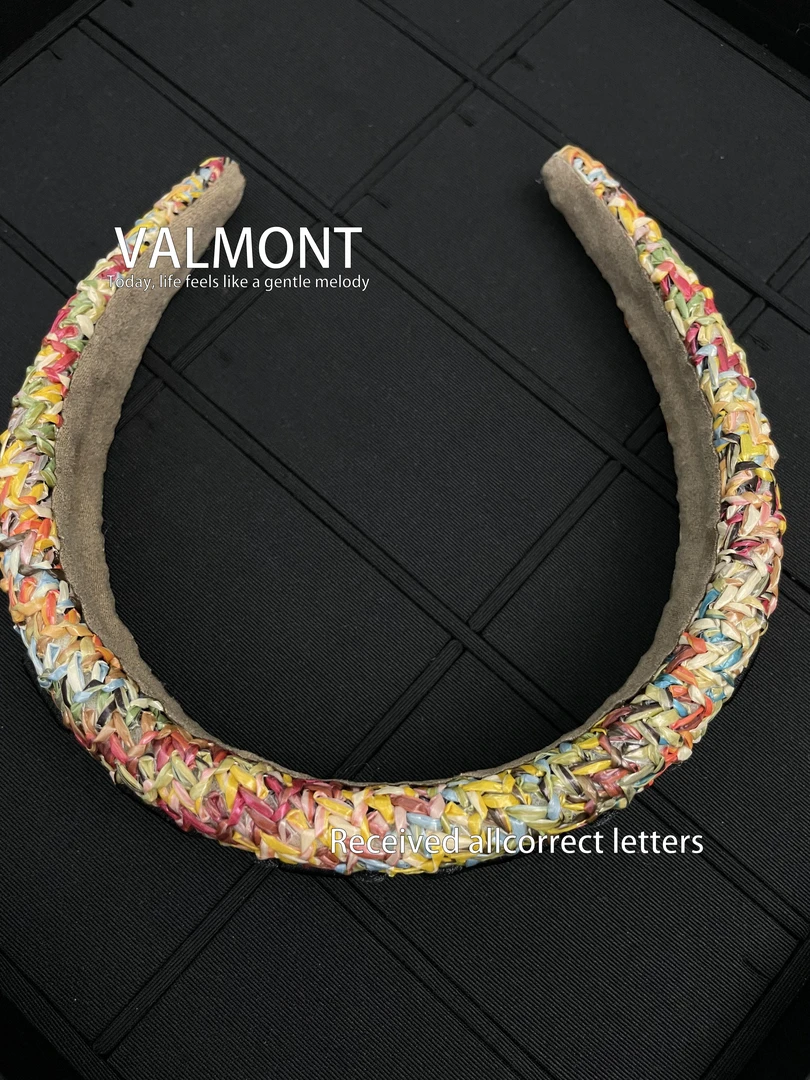 【306】VALMONT高级感发箍女高颅顶显脸小ins风网红头饰时尚编织