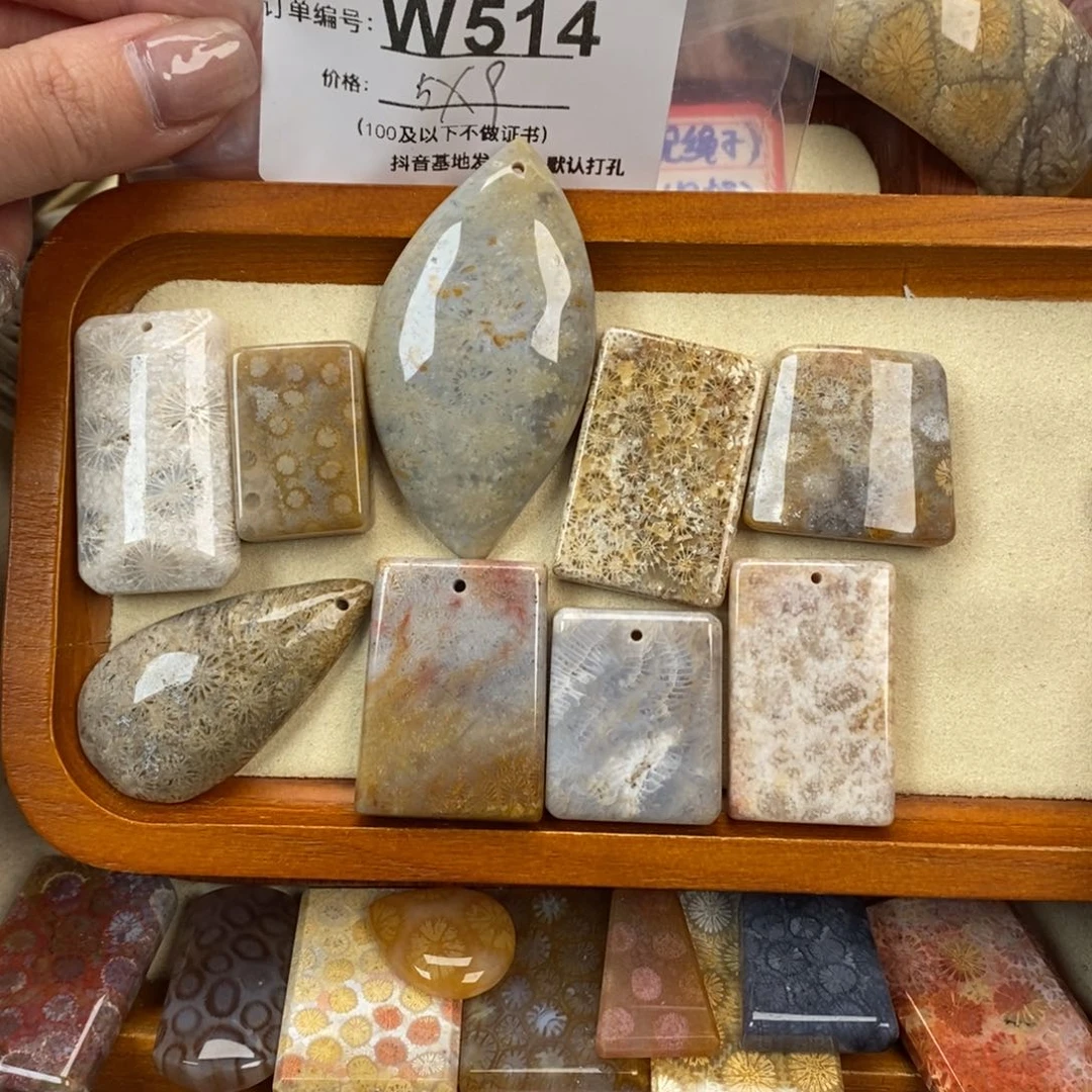 硅化玉颈饰未镶嵌n***1