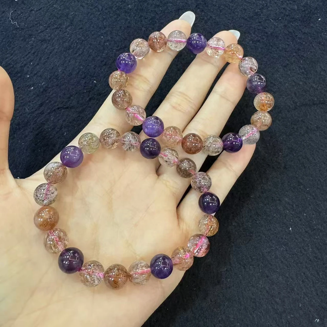 【玉经纶】-20901/HQ6-水晶手串-多样性发其一