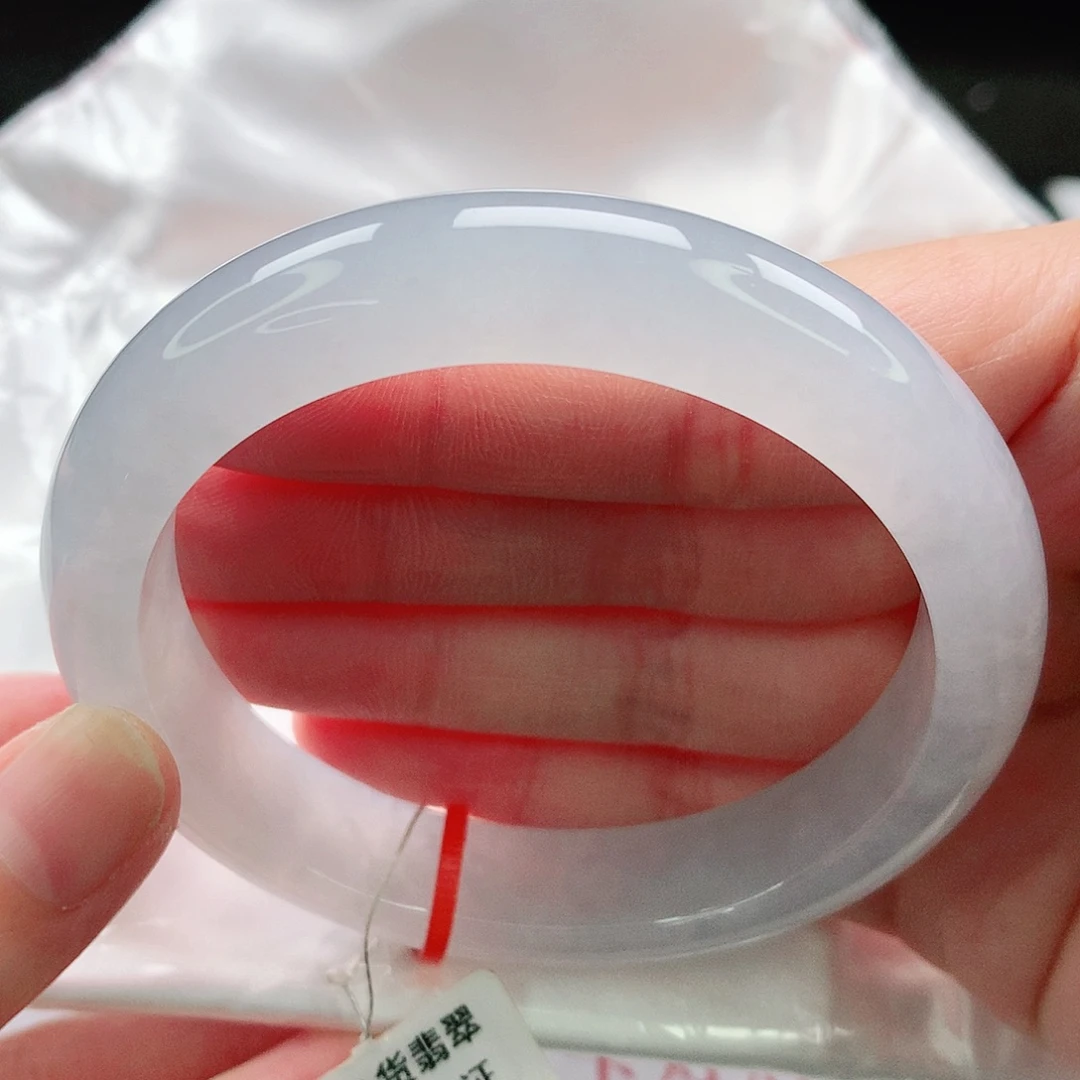 翡翠未镶嵌手镯57圈